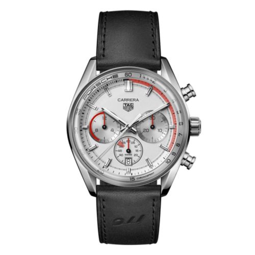 TAG Heuer Carrera Chronosprint Glass Box 42 Stainless Steel / Porsche 2023 CBS2011.FC6529