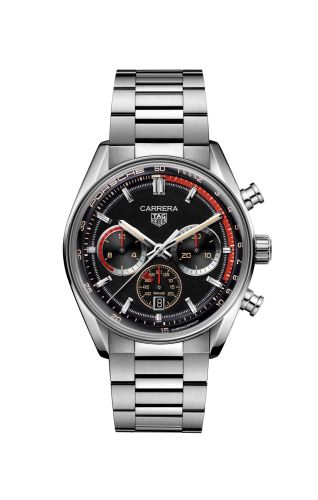 TAG Heuer Carrera Chronosprint Glass Box 42 Stainless Steel / Porsche Porsche Rallye CBS2015.EB0381