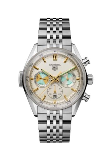 TAG Heuer Carrera Chronograph Seafarer Stainless Steel / Silver CBS2016.EB0430