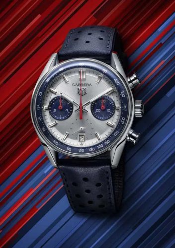TAG Heuer Carrera Chronograph Glass Box Stainless Steel / Wempe Signature Collection CBS221G.FC6335