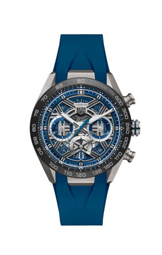 TAG Heuer Carrera Chronograph Extreme Sport Titanium - Ceramic / Blue / Rubber CBU2081.FT6274