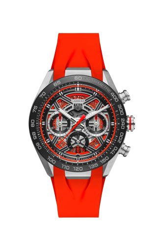 TAG Heuer Carrera Chronograph Extreme Sport Titanium - Ceramic / Orange / Rubber CBU2082.FT6275