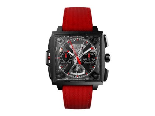 TAG Heuer Monaco Split-Seconds Chronograph Racing Red CBW2181.FC8322