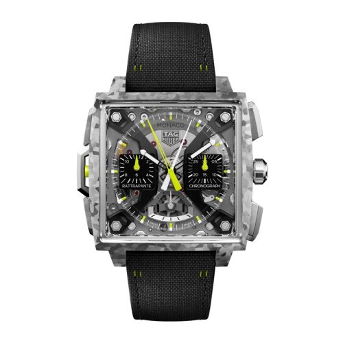 TAG Heuer Monaco Split-Seconds Chronograph Texturized Titanium CBW2185.FC8350