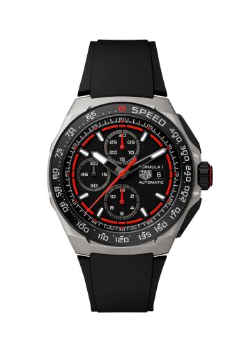 TAG Heuer Formula 1 Automatic Chronograph 44 Titanium / Black / Rubber CBZ2082.FT8096