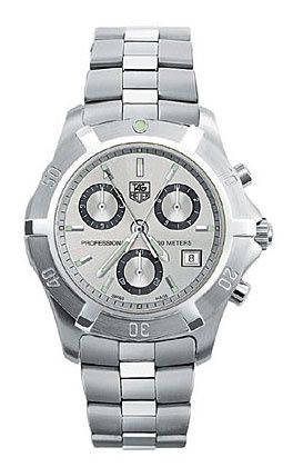 TAG Heuer 2000 Exclusive Chronograph Quartz Stainless Steel / Silver CN111H.BA0337