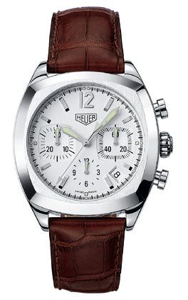 TAG Heuer Monza Chronograph Stainless Steel / Silver CR2111.FC6162