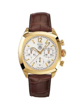 TAG Heuer Monza Yellow Gold / Silver CR514A.FC8146