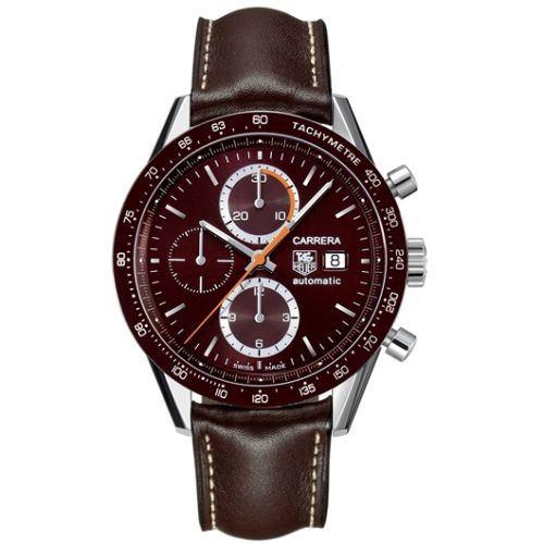 TAG Heuer Carrera Calibre 16 41 Stainless Steel / Brown / Calf CV2013.FC6234