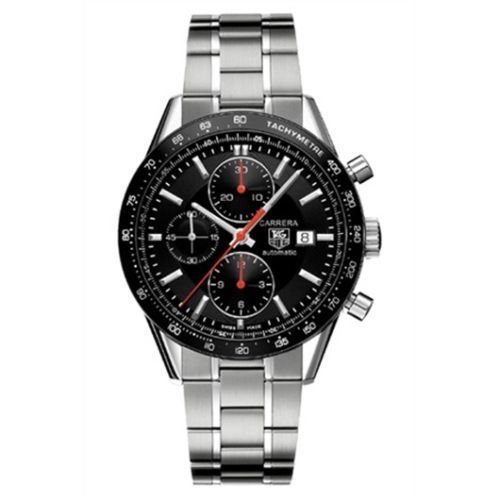 TAG Heuer Carrera Calibre 16 41 Stainless Steel / Black / Bracelet CV2014.BA0786