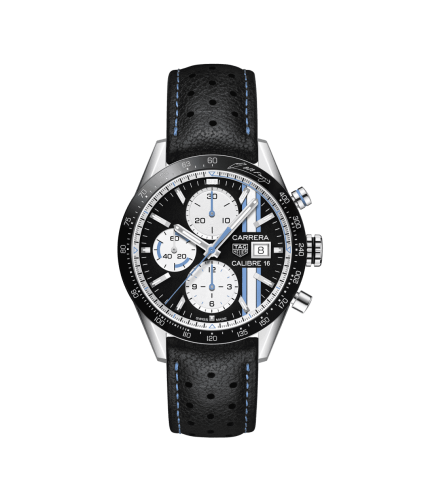 TAG Heuer Carrera Calibre 16 41 Stainless Steel / Black Retro / Fangio CV201AT.FC6475