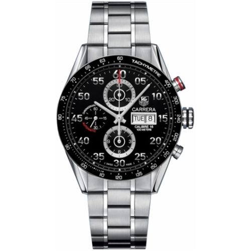 TAG Heuer Carrera Calibre 16 Day Date 43 Stainless Steel / Black / Bracelet CV2A10.BA0796
