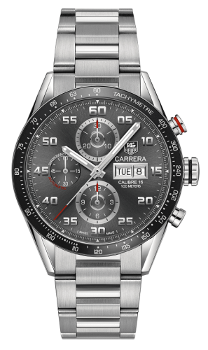 TAG Heuer Carrera Calibre 16 Day Date 43 Stainless Steel / CV2A1U.BA0738