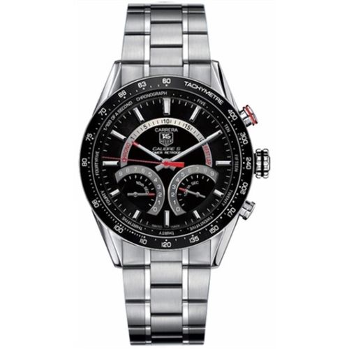 TAG Heuer Carrera Calibre S Laptimer 43 Stainless Steel / Black / Bracelet CV7A10.BA0795