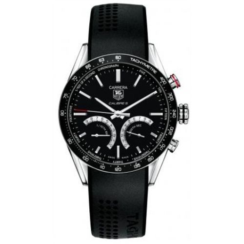 TAG Heuer Carrera Calibre S 43 Stainless Steel / Black / Rubber CV7A12.FT6012