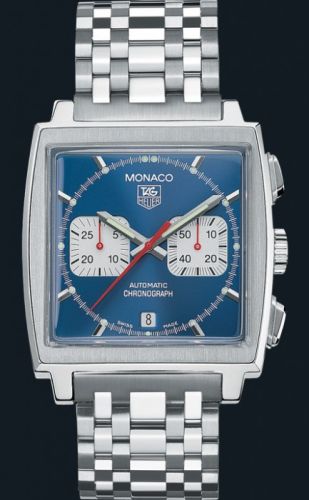 TAG Heuer Monaco Calibre 17 Stainless Steel / Blue / Bracelet CW2113.BA0780
