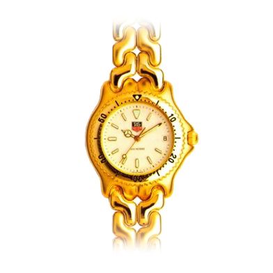 TAG Heuer S/EL Quartz Goldplated / Cream / Bracelet S94.706M