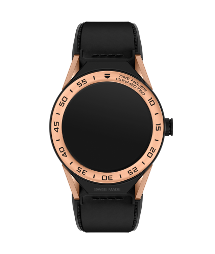 TAG Heuer Carrera Connected Modular 45 Black Titanium / Rose Gold / Black Calf SBF8A5000.32FT6079