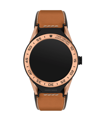 TAG Heuer Carrera Connected Modular 45 Black Titanium / Rose Gold / Brown Calf SBF8A5000.32FT6110