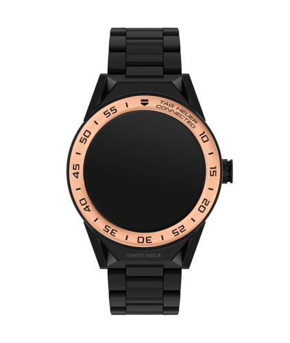 TAG Heuer Carrera Connected Modular 45 Black Titanium / Rose Gold / Ceramic Bracelet SBF8A5000.80BH0933