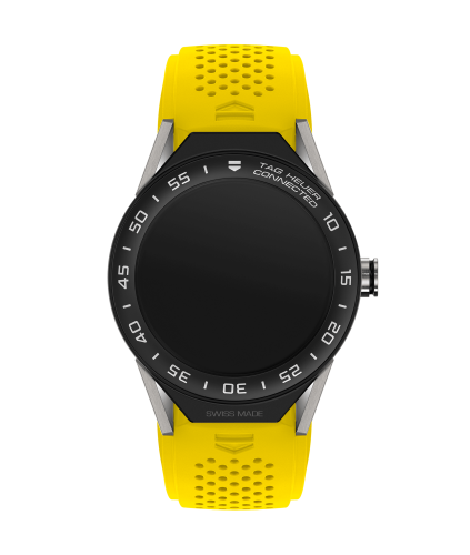 TAG Heuer Carrera Connected Modular 45 Titanium / Ceramic / Yellow Rubber SBF8A8001.11FT6082