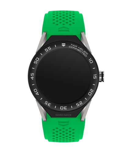 TAG Heuer Carrera Connected Modular 45 Titanium / Ceramic / Green Rubber SBF8A8001.11FT6083