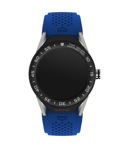 TAG Heuer Carrera Connected Modular 45 Titanium / Ceramic / Electric Blue Rubber SBF8A8001.11FT6118