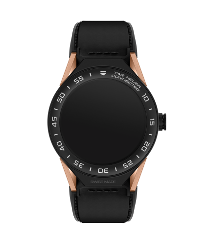 TAG Heuer Carrera Connected Modular 45 Black Titanium / Rose Gold / Ceramic / Black Calf SBF8A8013.32FT6079