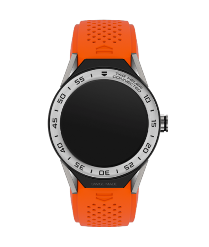 TAG Heuer Carrera Connected Modular 45 Titanium / Stainless Steel / Orange Rubber SBF8A8014.11FT6081