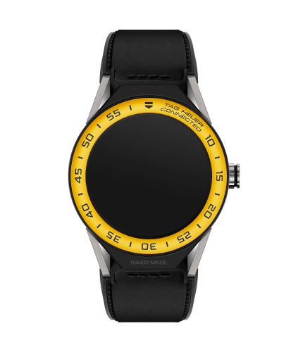 TAG Heuer Carrera Connected Modular 45 Titanium / Yellow Aluminum / Black Calf SBF8A8017.11FT6079
