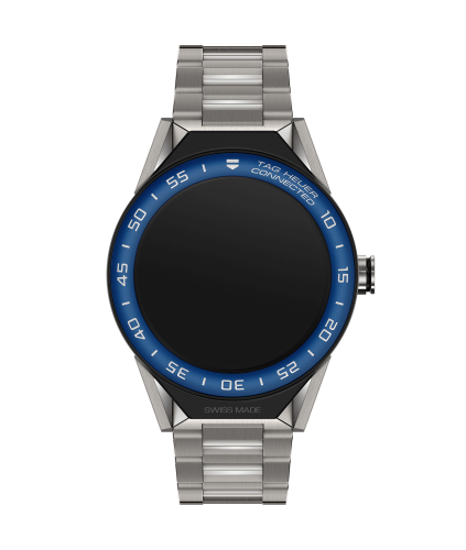TAG Heuer Carrera Connected Modular 45 Titanium / Blue Aluminum / Bracelet SBF8A8019.10BF0608