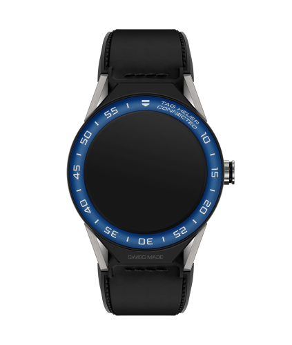 TAG Heuer Carrera Connected Modular 45 Titanium / Blue Aluminum / Black Calf SBF8A8019.11FT6079