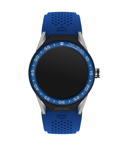 TAG Heuer Carrera Connected Modular 45 Titanium / Blue Ceramic / Electric Blue Rubber SBF8A8019.11FT6118
