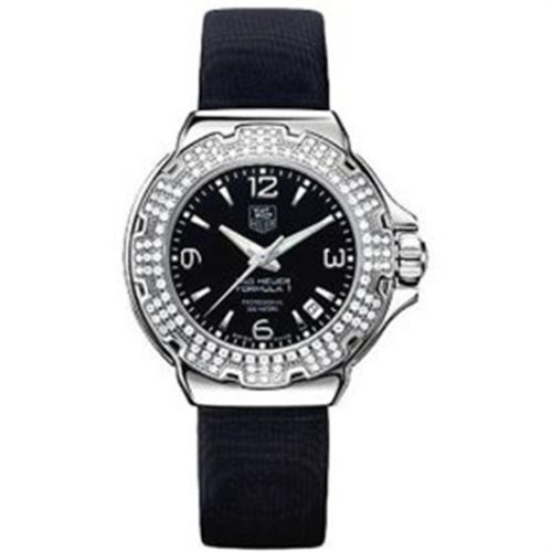 TAG Heuer Formula 1 Quartz 37 Stainless Steel / Diamond / Black / Fabric WAC1214.FC6218