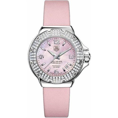 TAG Heuer Formula 1 Quartz 37 Stainless Steel / Diamond / MOP / Fabric WAC1216.FC6220