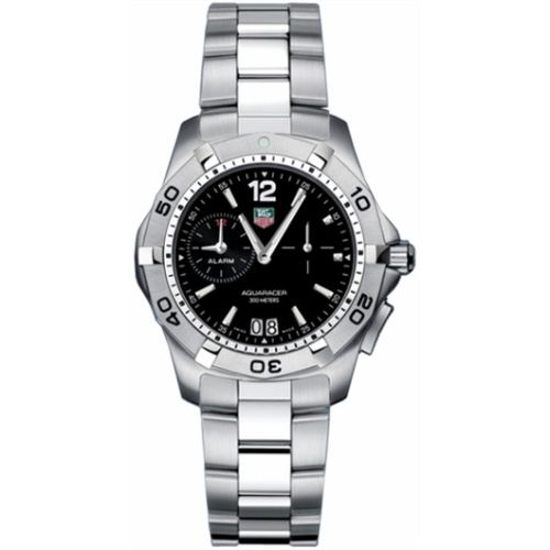 TAG Heuer Aquaracer 300M Alarm 38.4 Stainless Steel / Black / Bracelet WAF111Z.BA0801