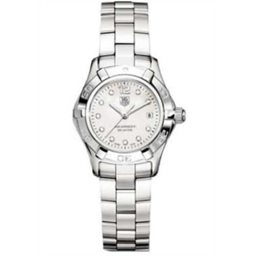 TAG Heuer Aquaracer 300M Quartz 27 Stainless Steel / MOP - Diamond / Bracelet WAF1415.BA0824