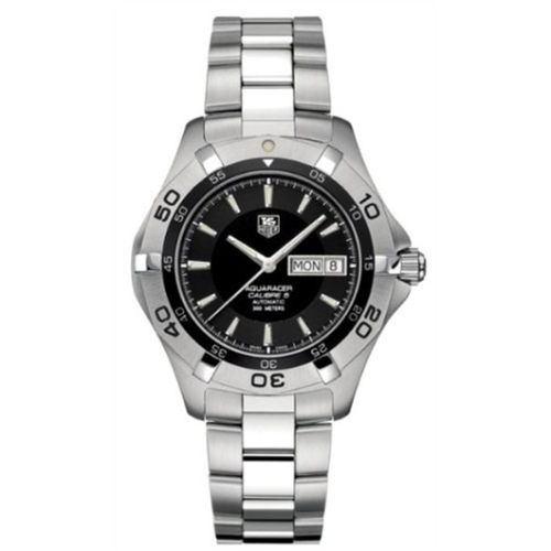 TAG Heuer Aquaracer 300M Calibre 5 Day-Date 41 Stainless Steel / Black / Bracelet WAF2010.BA0818