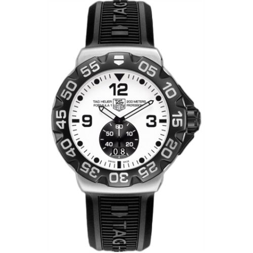 TAG Heuer Formula 1 Big Date 44 Stainless Steel / White / Rubber WAH1011.BT0717