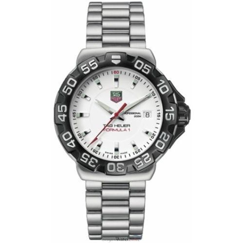 TAG Heuer Formula 1 Quartz 41 Stainless Steel / White / Bracelet WAH1111.BA0850
