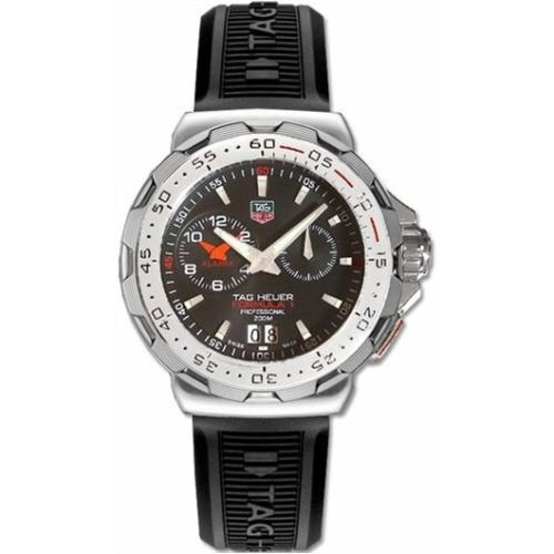 TAG Heuer Formula 1 Alarm 41 Stainless Steel / Black / Rubber WAH111C.BT0714