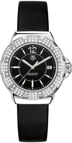 TAG Heuer Formula 1 Quartz 37 Stainless Steel / Diamond / Black / Fabric WAH1217FC6218