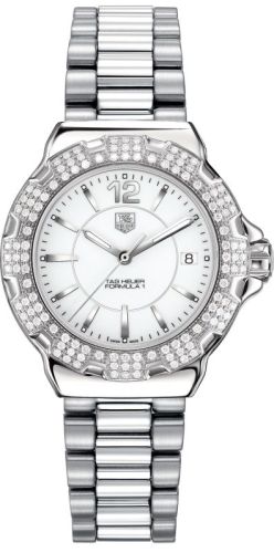 TAG Heuer Formula 1 Quartz 37 Stainless Steel / Diamond / White / Bracelet WAH1218.BA0852
