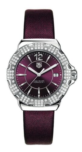 TAG Heuer Formula 1 Quartz 37 Stainless Steel / Diamond / Purple / Fabric WAH121B.FC6223