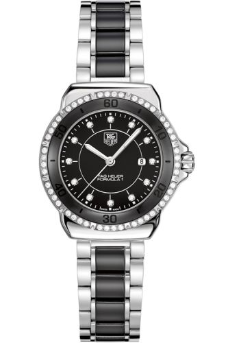TAG Heuer Formula 1 32 Stainless Steel / Diamond / Black / Bracelet WAH1312.BA0867