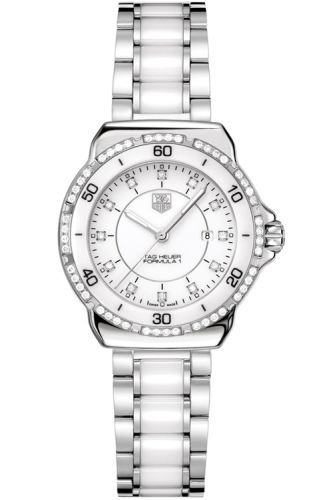 TAG Heuer Formula 1 32 Stainless Steel / Diamond / White / Bracelet WAH1313.BA0868