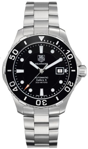 TAG Heuer Aquaracer 300M Calibre 5 41 Stainless Steel / Black / Bracelet WAN2110.BA0822