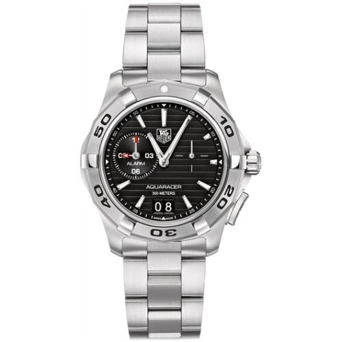 TAG Heuer Aquaracer 300M Alarm 41 Stainless Steel / Black / Bracelet WAP111Z.BA0831