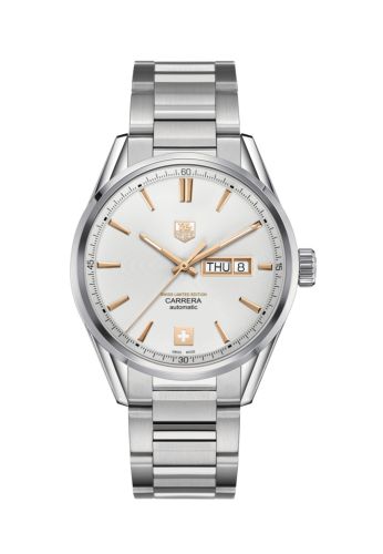TAG Heuer Carrera Calibre 5 Day Date Stainless Swiss Limited Edition WAR201M.BA0723