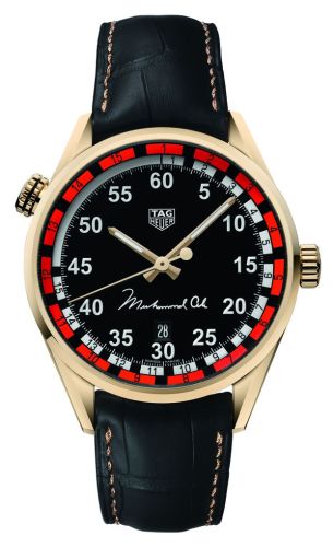 TAG Heuer Carrera Calibre 5 Ring Master 43 Pink Gold / Tribute to Muhammad Ali WAR2A40.FC8222